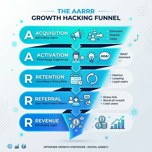 AARRR Funnel Infographic